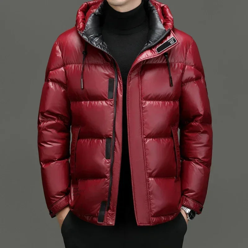 Winter Men's Down Jacket | With Hood 1