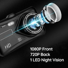 Wireless Dashboard Camera for Vehicle Car Front and Rear Double 1