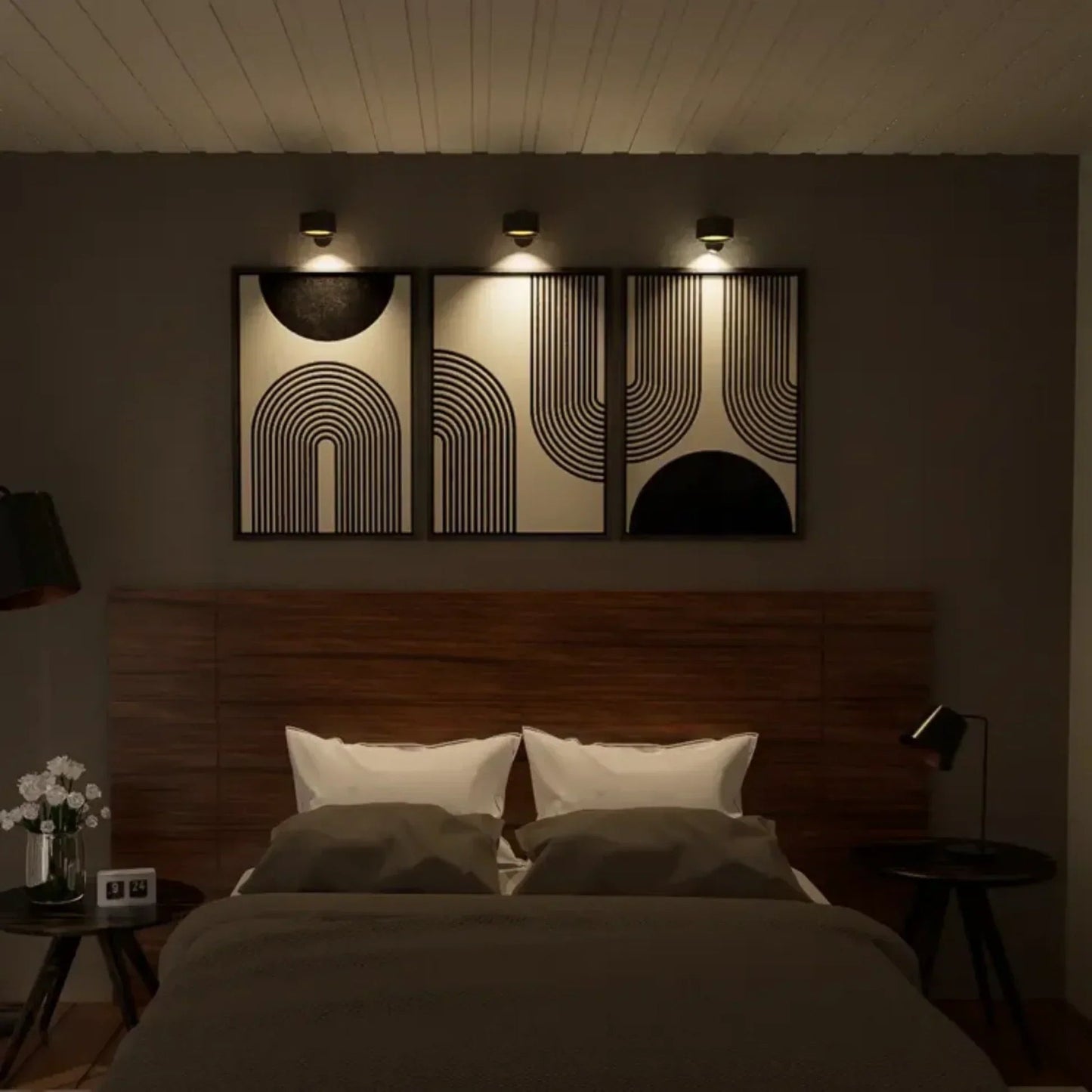 Wireless wall light 360° magnet 4