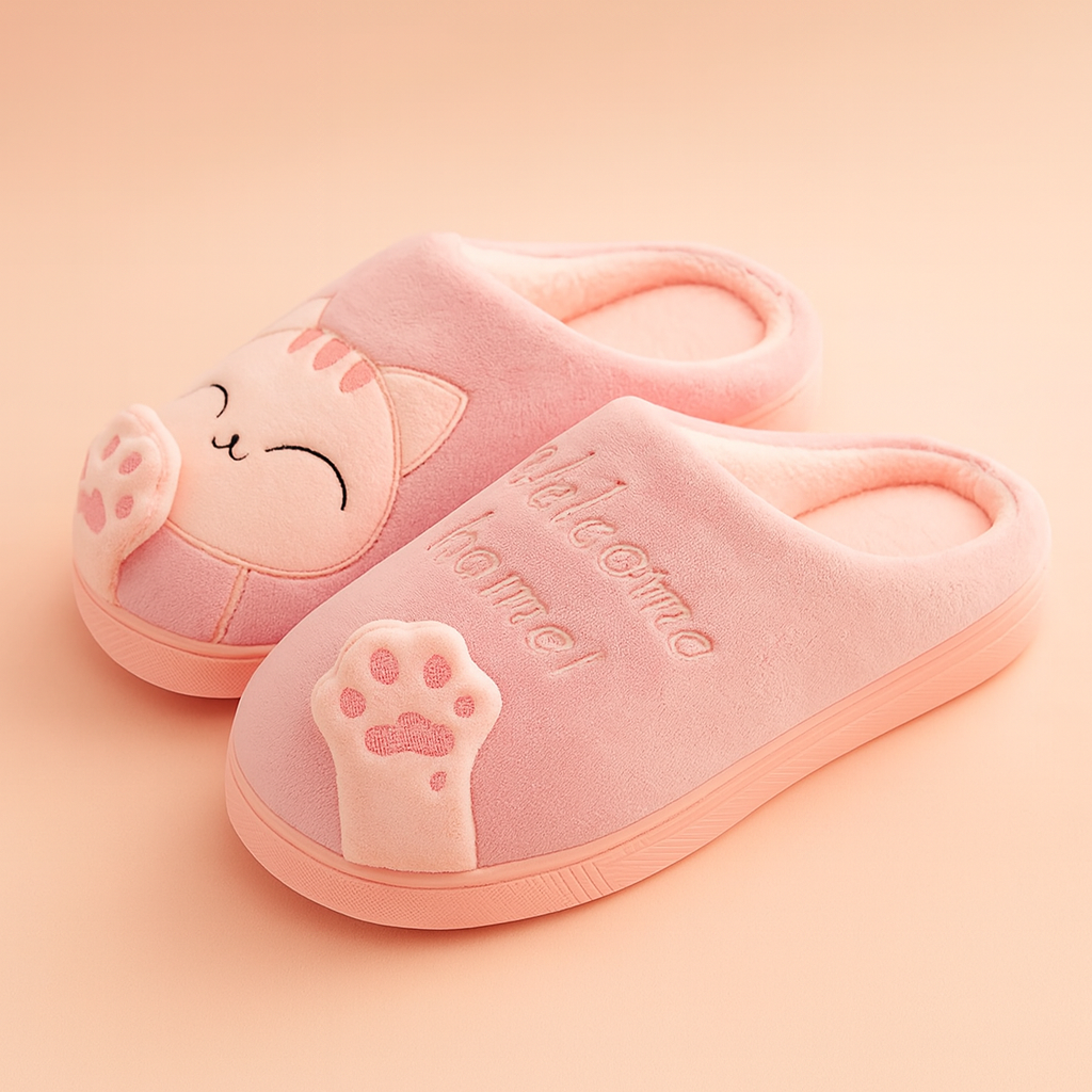 Women's Cat Slippers | Soft, warm, and non-slip house slippers for winter 1