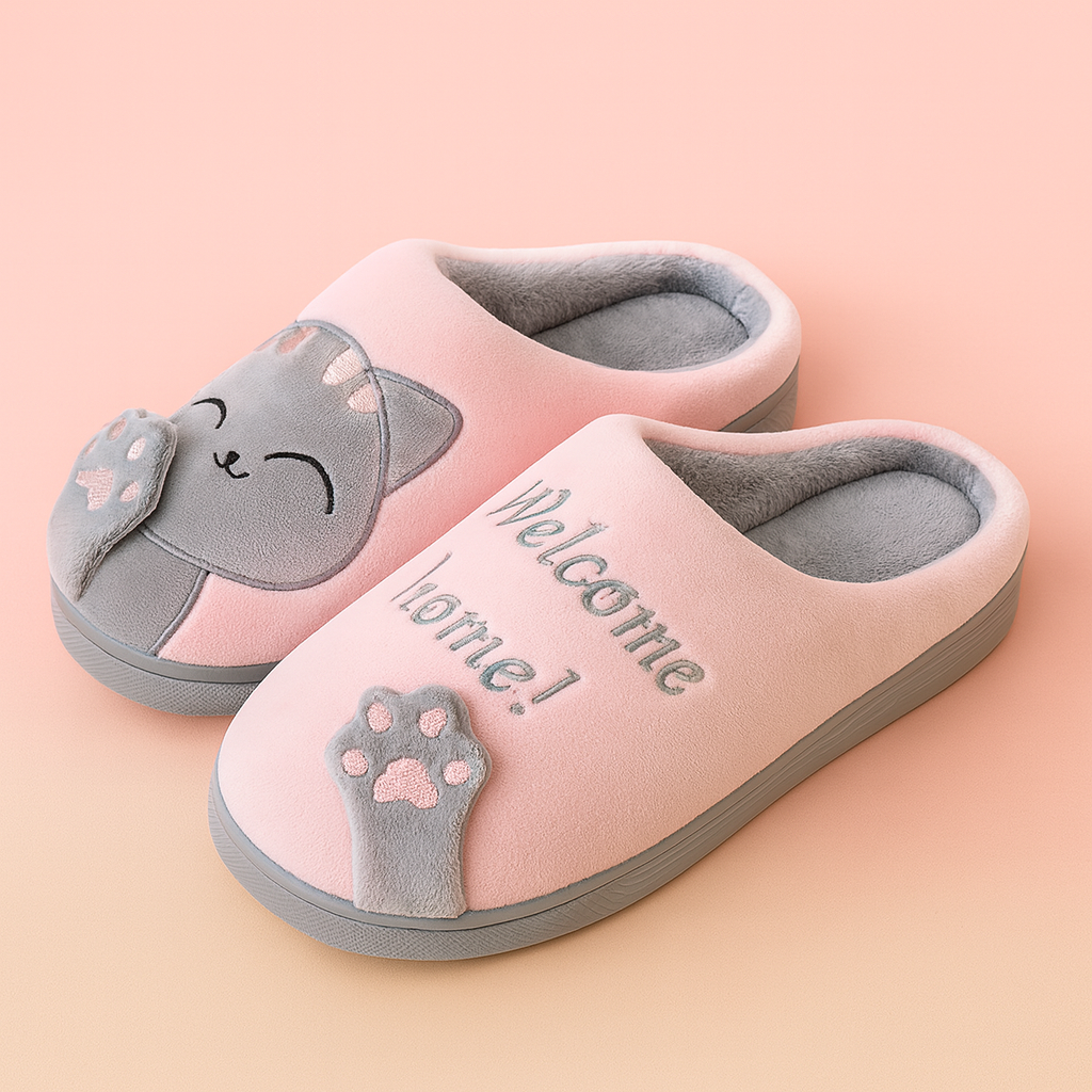 Women's Cat Slippers | Soft, warm, and non-slip house slippers for winter 3