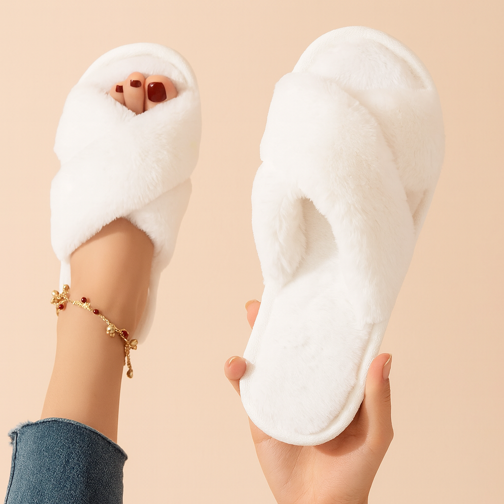 Women's Crossover Slippers | Soft, warm, and comfortable house slippers 2