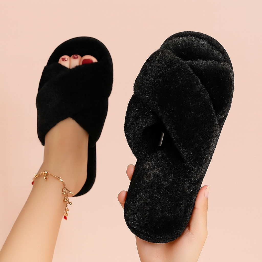 Women's Crossover Slippers | Soft, warm, and comfortable house slippers 5