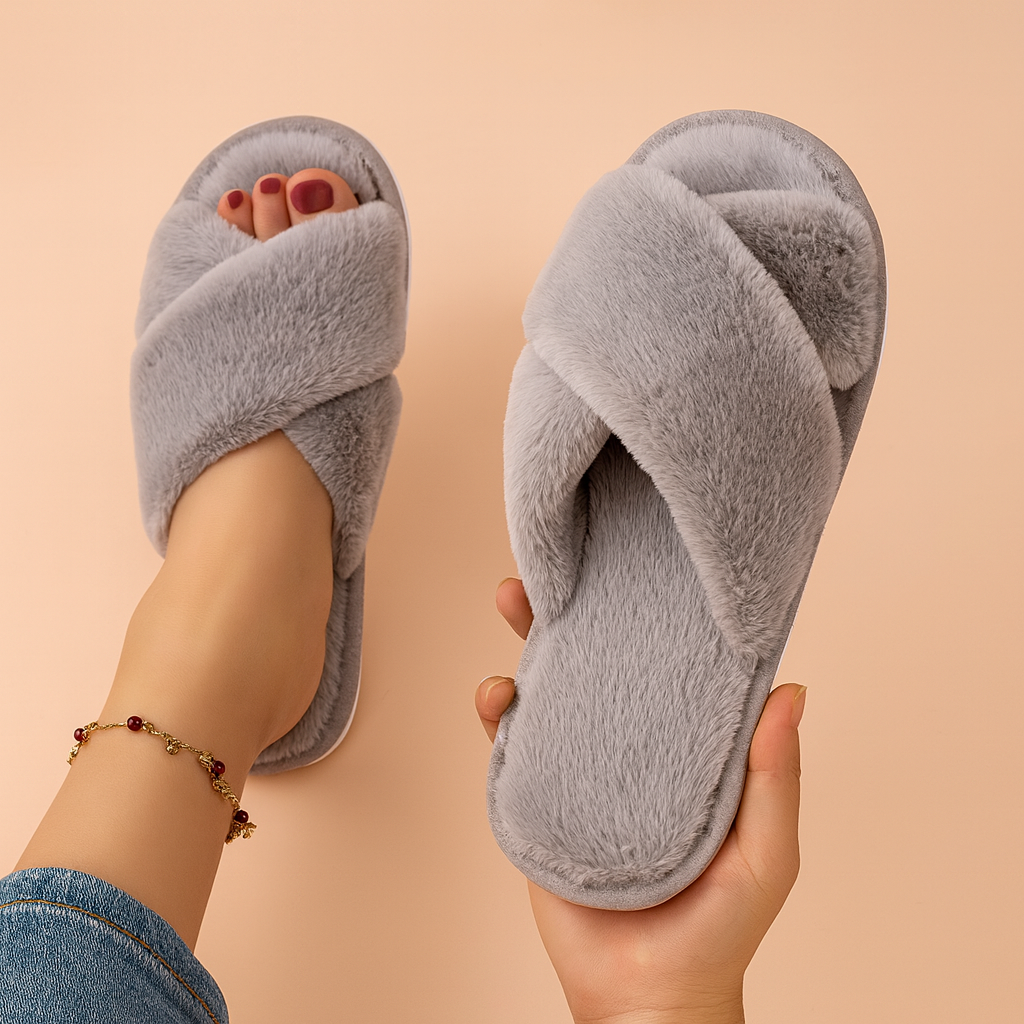 Women's Crossover Slippers | Soft, warm, and comfortable house slippers 6
