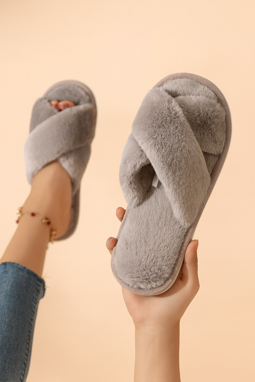 Women's Crossover Slippers | Soft, warm, and comfortable house slippers 7