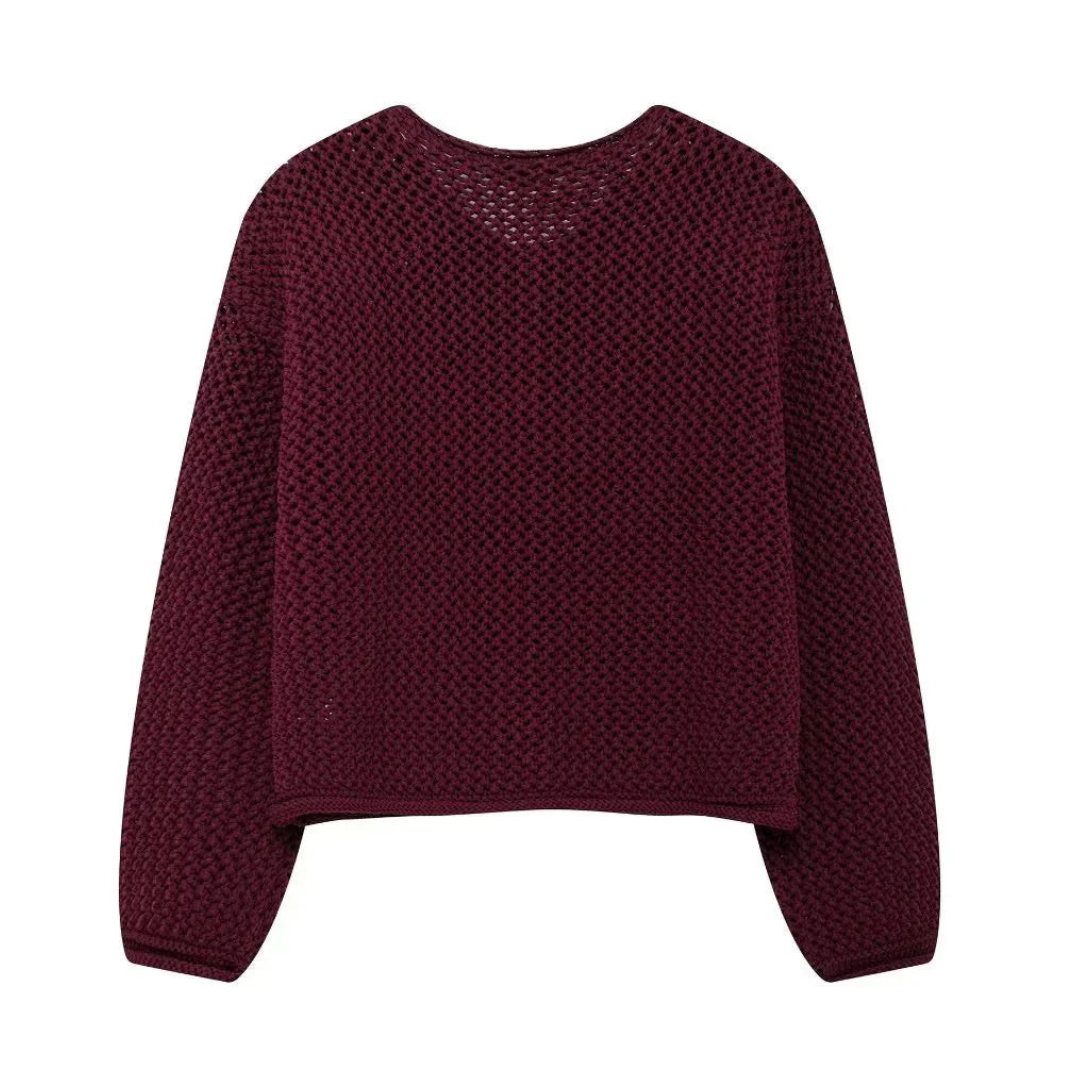 Women's Elegant Button Front Knit Cardigan | Classic 1