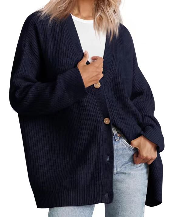Women's Oversized Cardigan | Striped 1