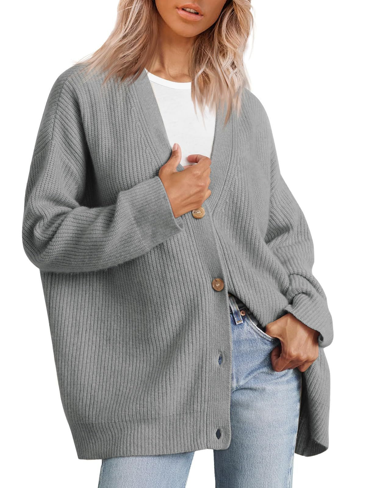 Women's Oversized Cardigan | Striped 9