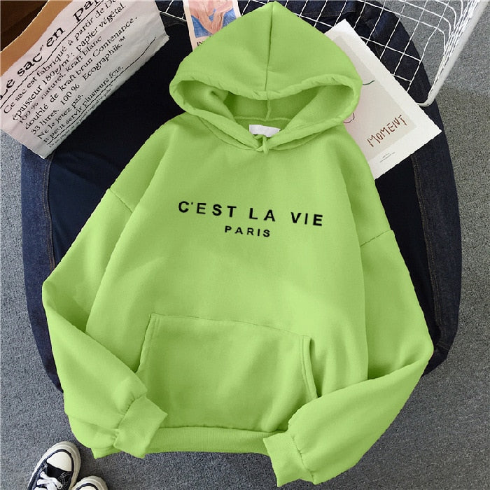 Women's Oversized Printed Hoodie | Kangaroo Pocket 1