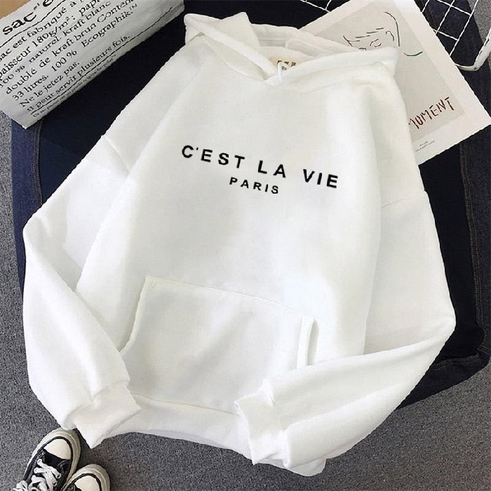 Women's Oversized Printed Hoodie | Kangaroo Pocket 2