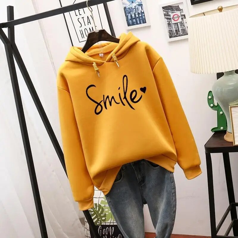 Women's Printed Long Sleeve Hoodie | Warm 3