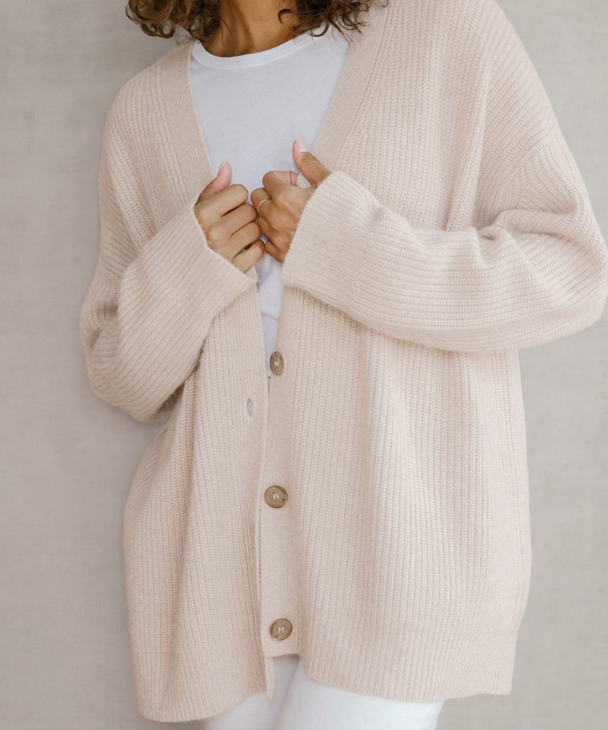 Women's Ribbed Button Down Cardigan | Plus Size 4
