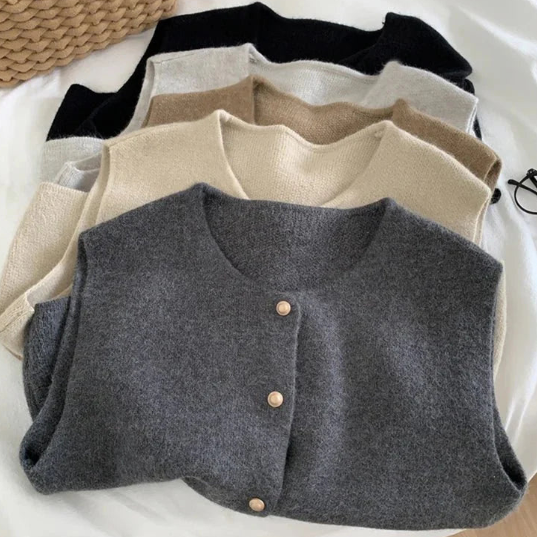 Women's Sleeveless Buttoned Vest | Casual 1