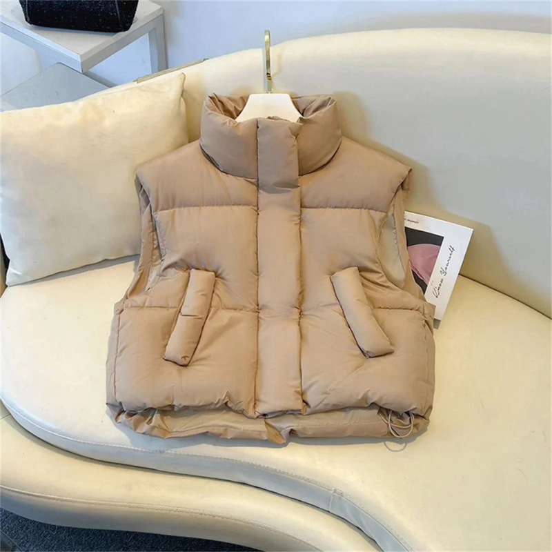 Women's Sleeveless Puffer Vest | Warm 0