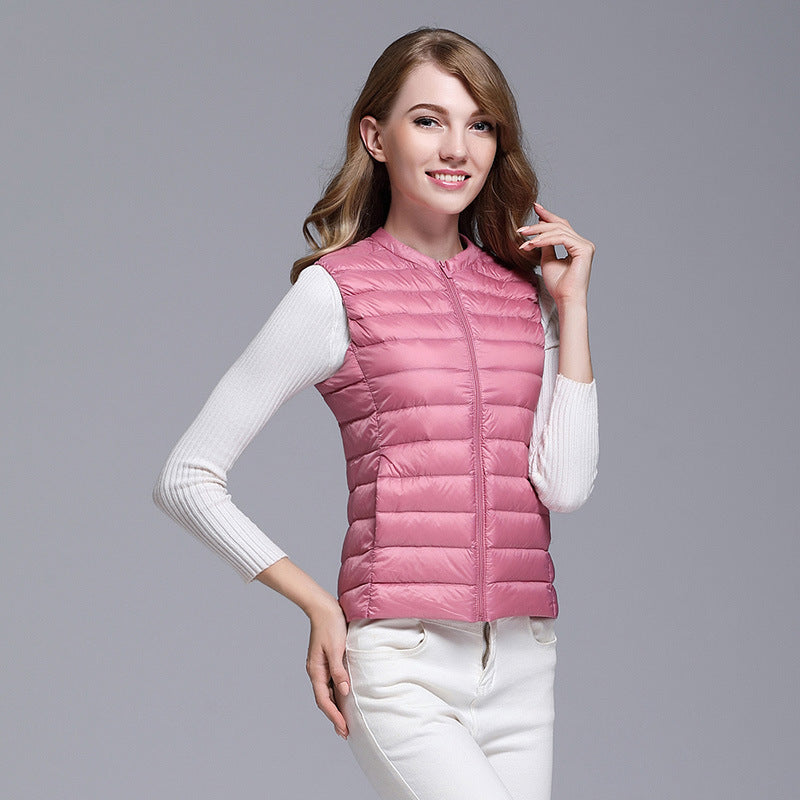 Women's Sleeveless Zip-Up Vest | Puffer 2