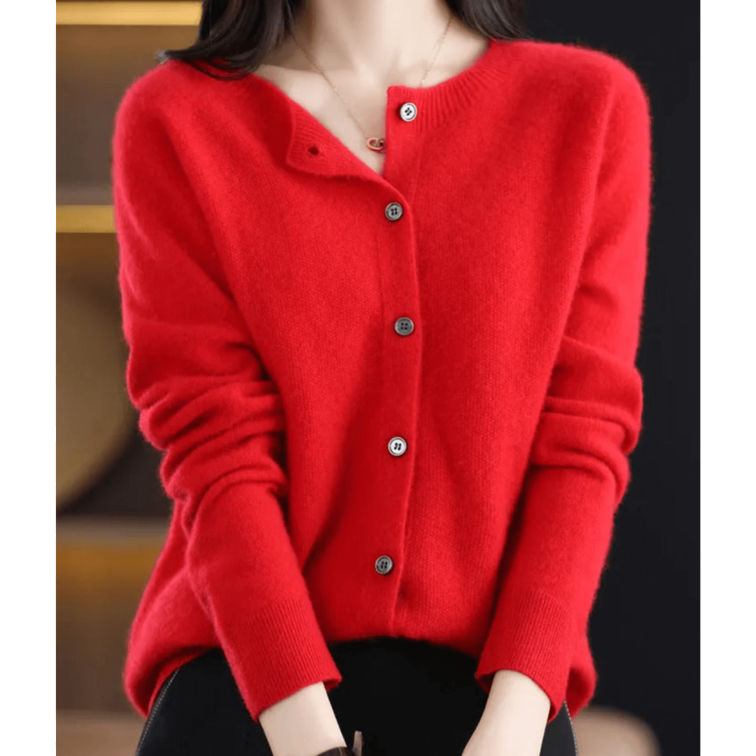 Women's Soft Button Down Cardigan | Warm 10