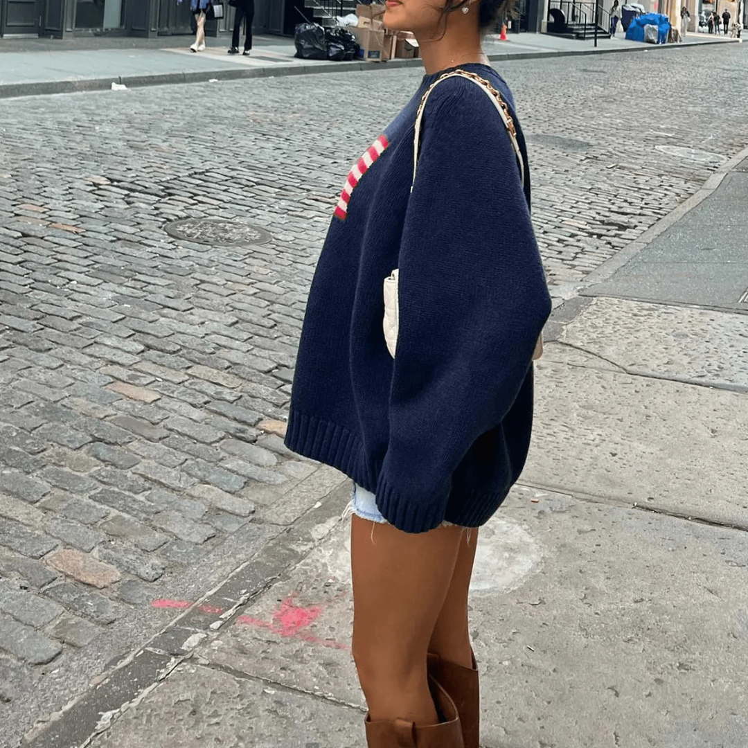 Women's Stylish Vintage Casual Sweater | Oversized 2