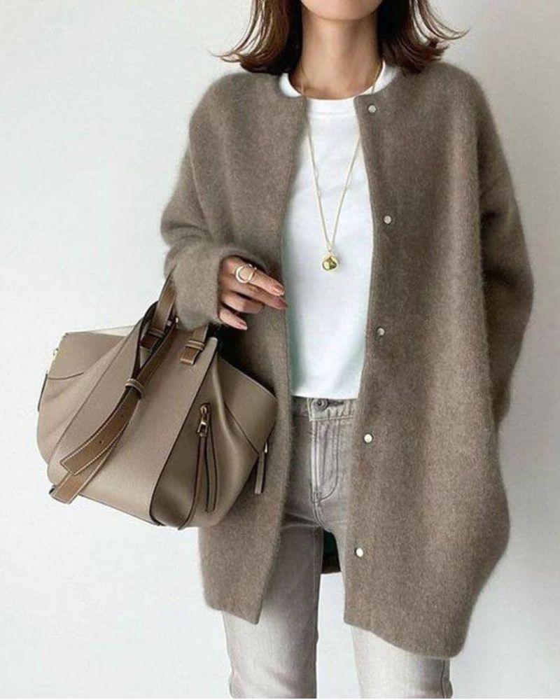 Women's Winter Chic Cardigan | Warm 4