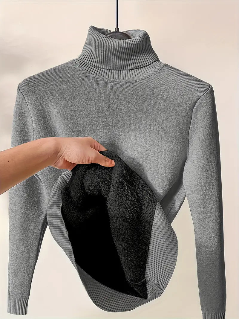 Women's Winter Turtleneck Sweater | Cozy 3