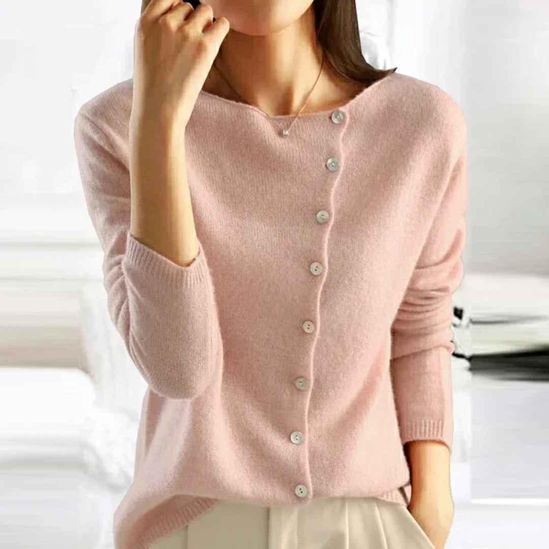 Women's cardigan with button placket | Elegant 2