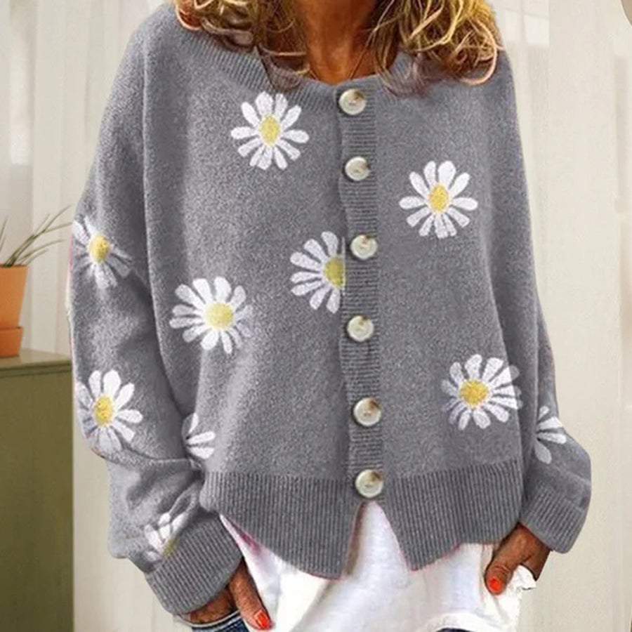 Women's cardigan with floral print | Casual 1