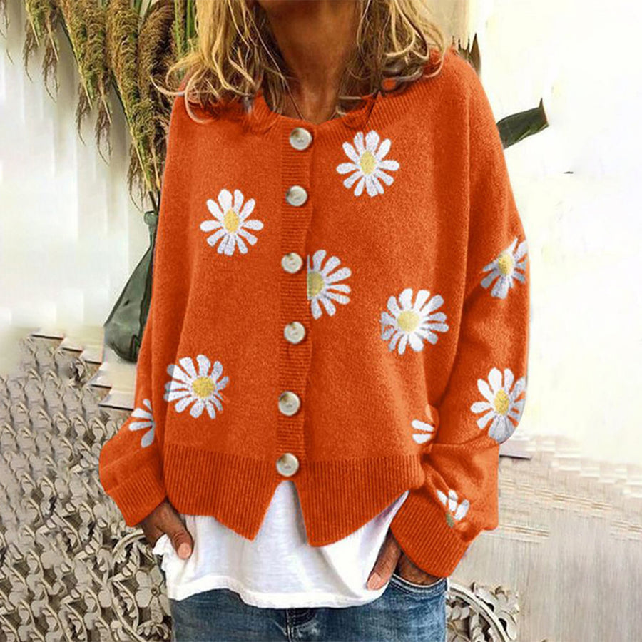 Women's cardigan with floral print | Casual 2