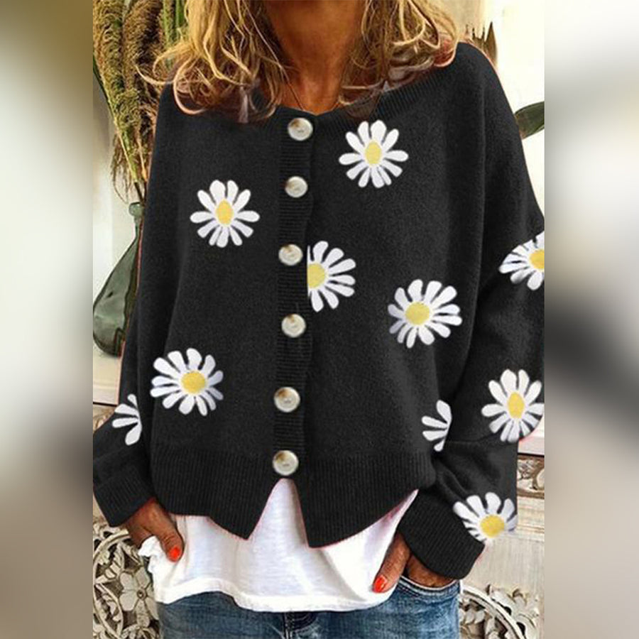 Women's cardigan with floral print | Casual 3