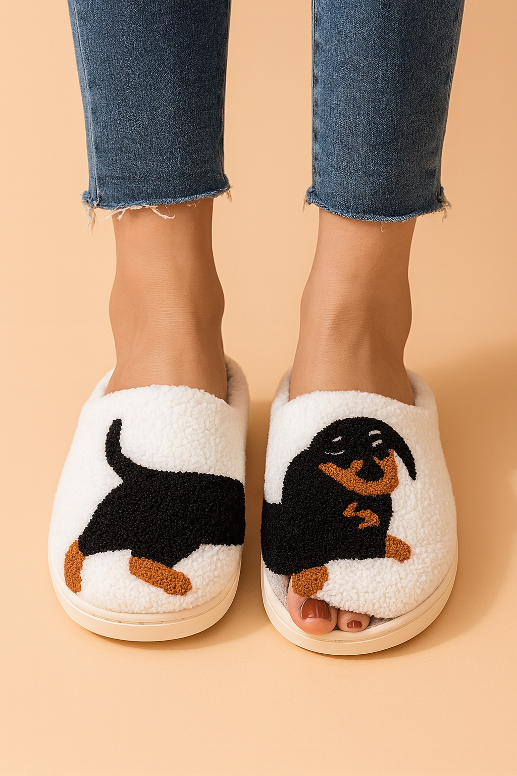 Women's dachshund slippers | Warm, soft, and comfortable house slippers 3