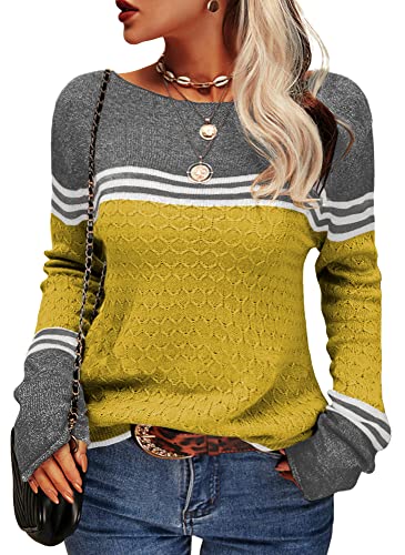 Women's fashionable striped sweater 13