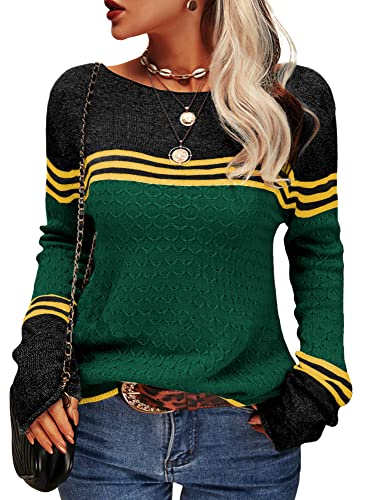 Women's fashionable striped sweater 4