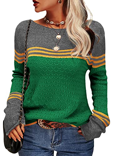 Women's fashionable striped sweater 6