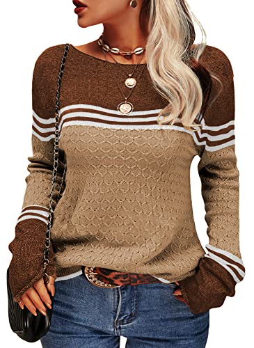 Women's fashionable striped sweater 7