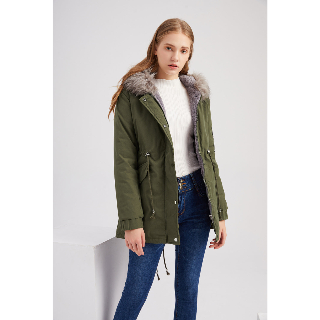 Women's hood winter parka jacket | Warmth 2