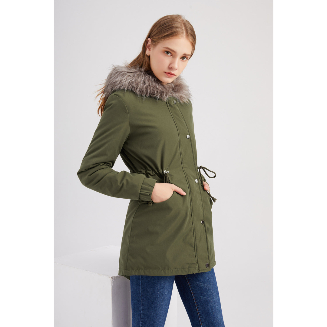 Women's hood winter parka jacket | Warmth 4