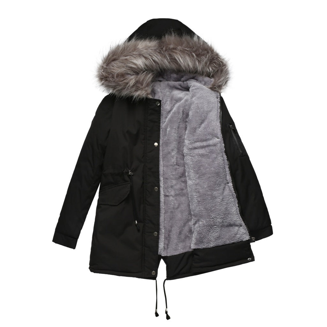 Women's hood winter parka jacket | Warmth 7
