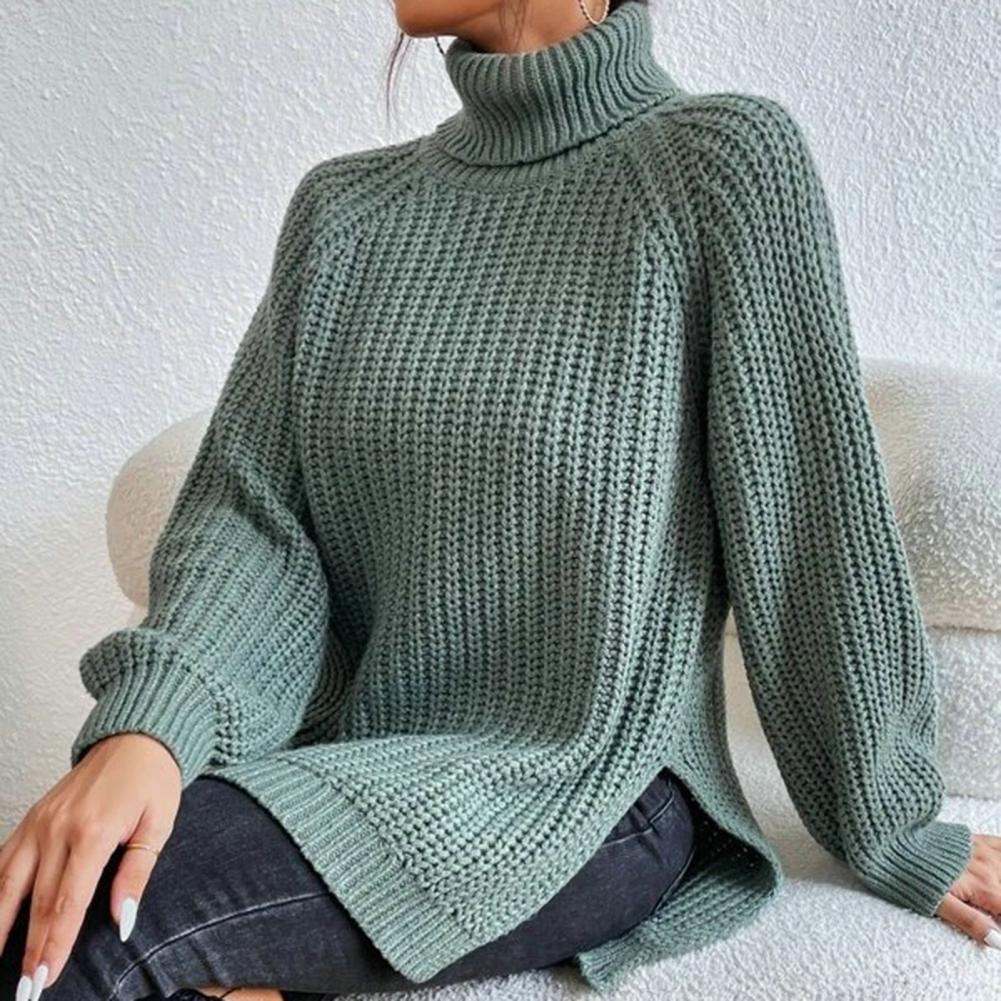 Women's loose-fitting turtleneck sweater | Long sleeves 3