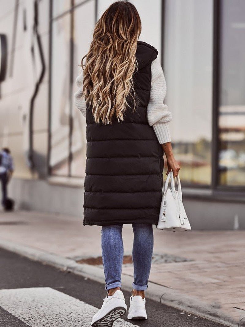 Women's quilted vest | Long 3
