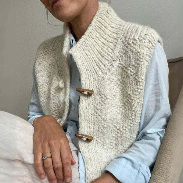 Women's stand-up collar vest | Winter 2
