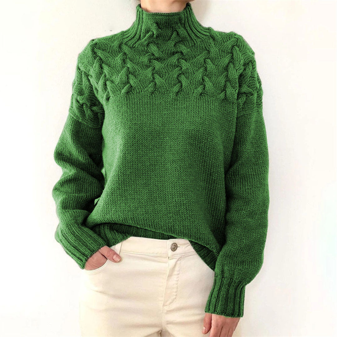 Women's turtleneck knitted sweater | Winter 2