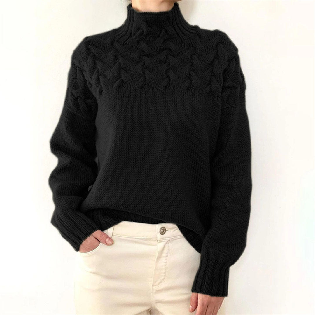 Women's turtleneck knitted sweater | Winter 5