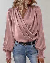 Adrianna | Sophisticated Long-Sleeve Blouse-1