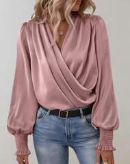 Adrianna | Sophisticated Long-Sleeve Blouse-1