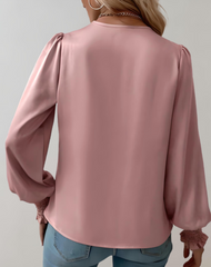 Adrianna | Sophisticated Long-Sleeve Blouse-2