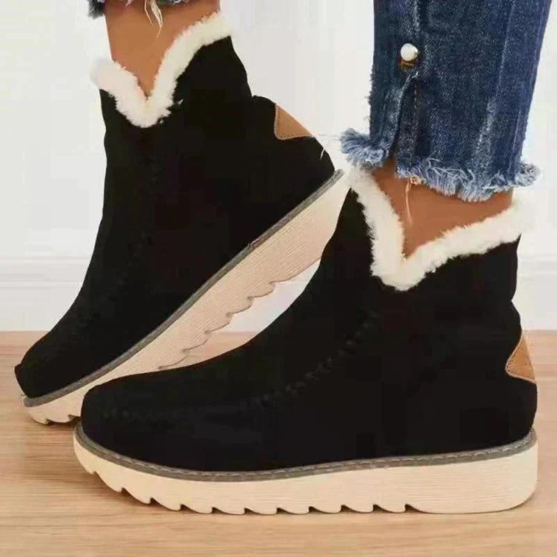 CALPE | Fluffy Warm Boots Women-2