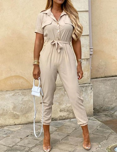 IVY | Summer Cargo Jumpsuit-3