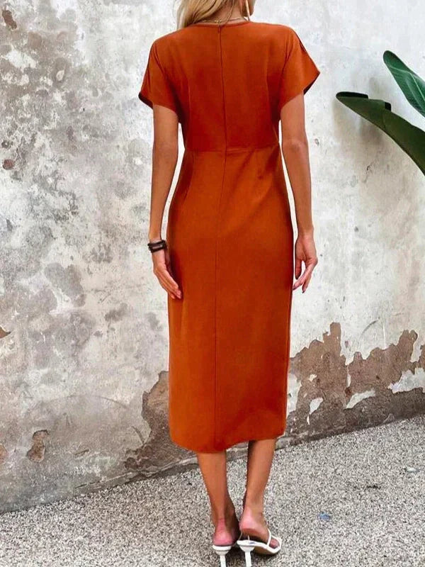 EMMA | Chic Party Dress with Stunning Front Slit-5