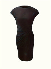 Ava | Chic Crew Neck Dress – Effortless Day-to-Night Sophistication-4