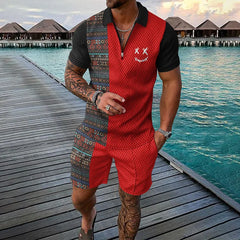 CALVIN | Polo Shirt With Shorts Set-3