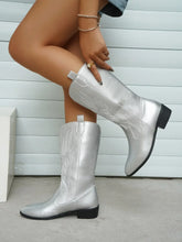 AMELIA | Stylish PU Leather Soft Lining Cowboy Boots-1