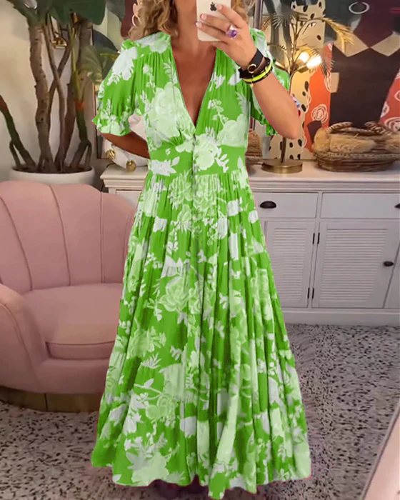 Enchanting Floral Dress by ALLIE-5